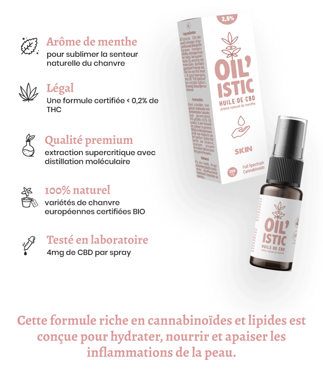 SKIN | Huile de CBD 2,5%