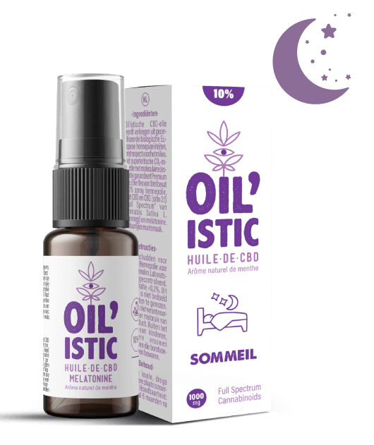 SOMMEIL | Huile de CBD/CBG 10% + Melatonine